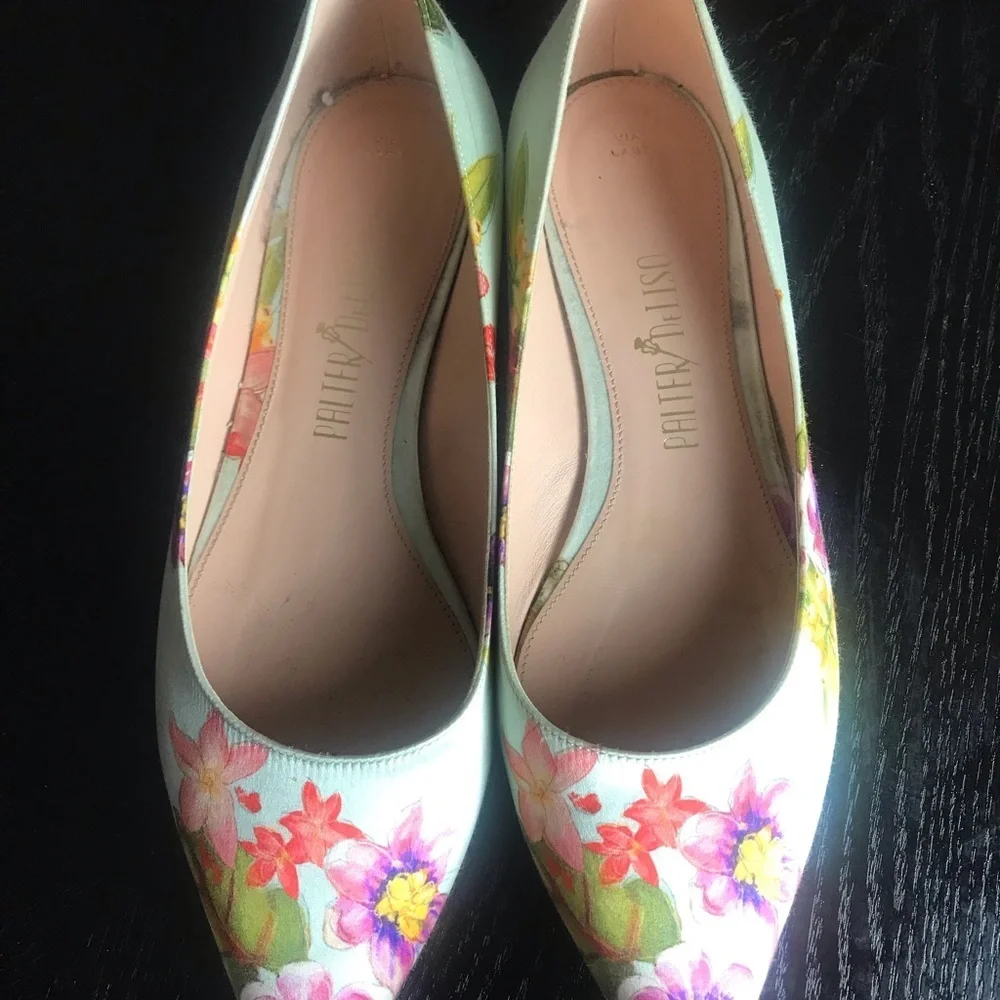 Palter DeLiso Audrey Flat in floral print - Picture 2 of 5